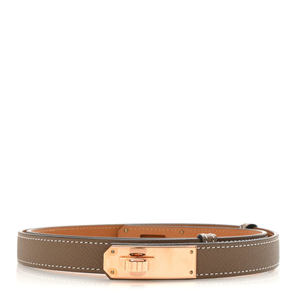 Hermes Epsom Kelly Belt Etoupe 1 of 5
