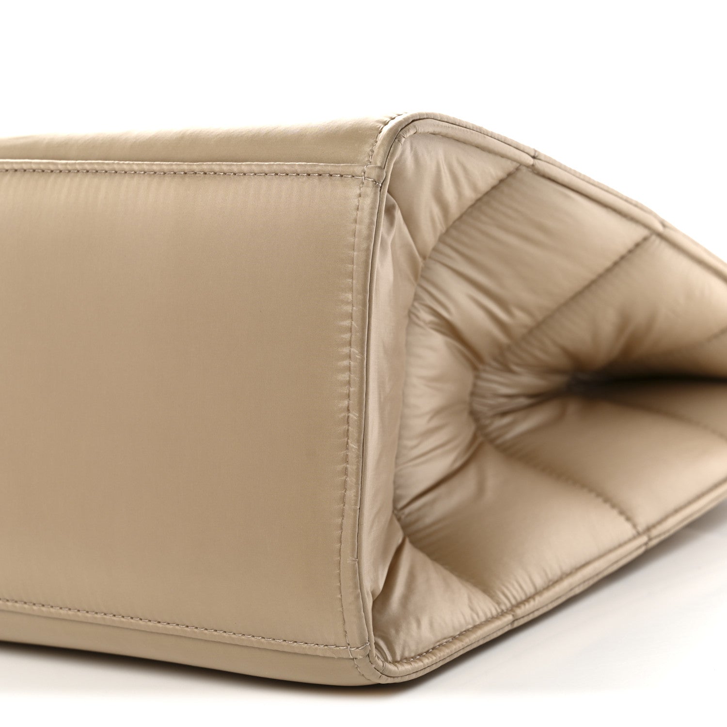 Telfar Nylon Large Puff Shopping Bag Cream 10 of 10