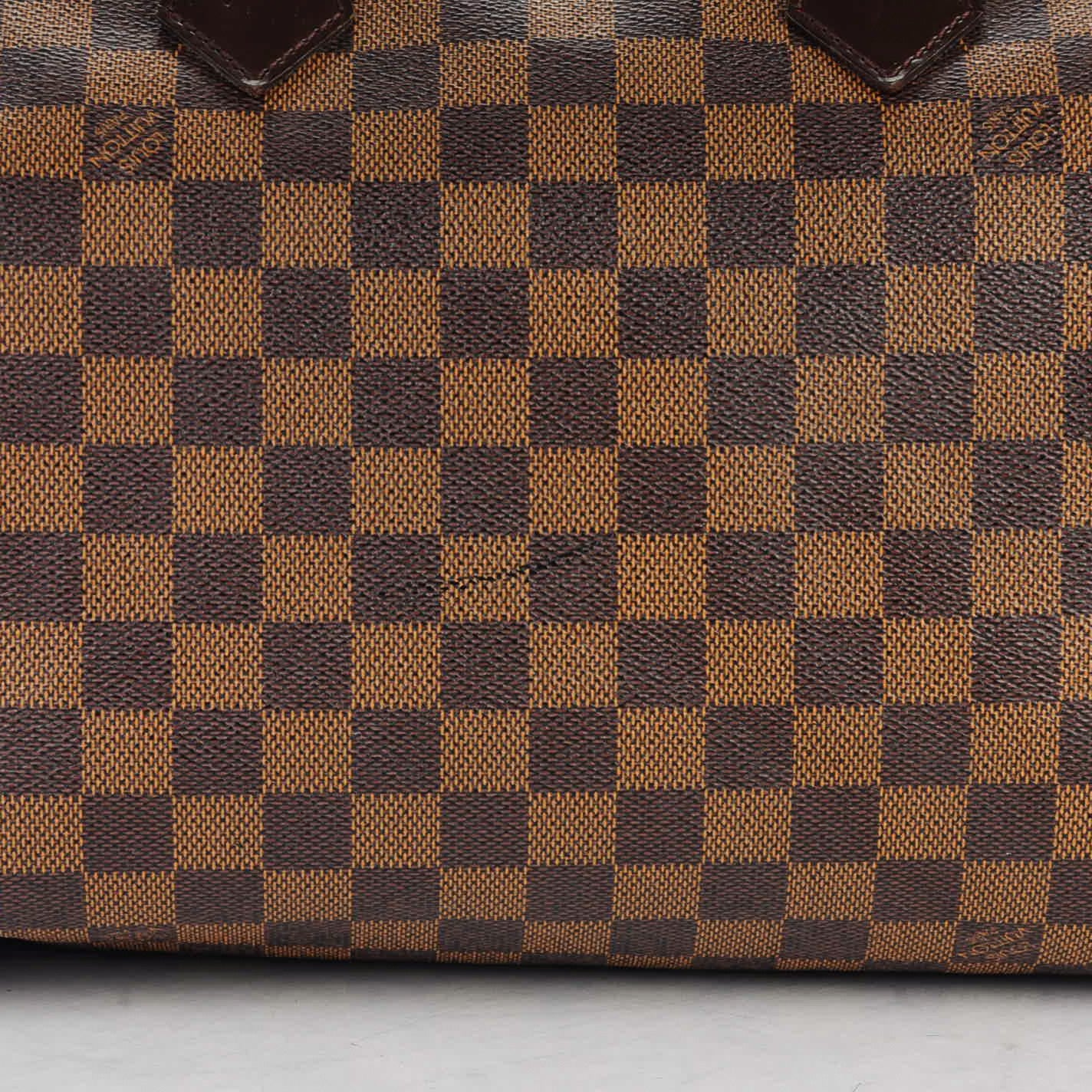 Louis Vuitton Damier Ebene Speedy 30 7 of 8