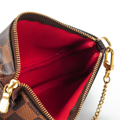 Louis Vuitton Damier Ebene Mini Pochette Accessories 6 of 7