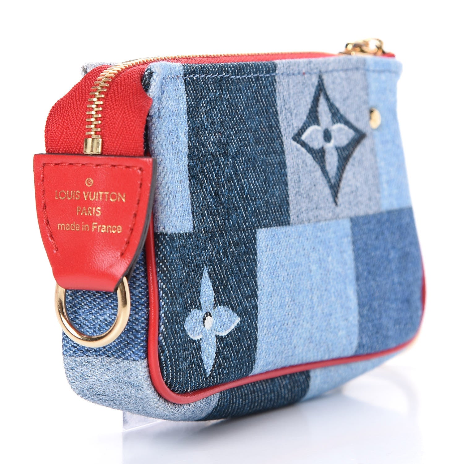 Louis Vuitton Denim Micro Pochette Accessories Denim Rouge 3 of 11