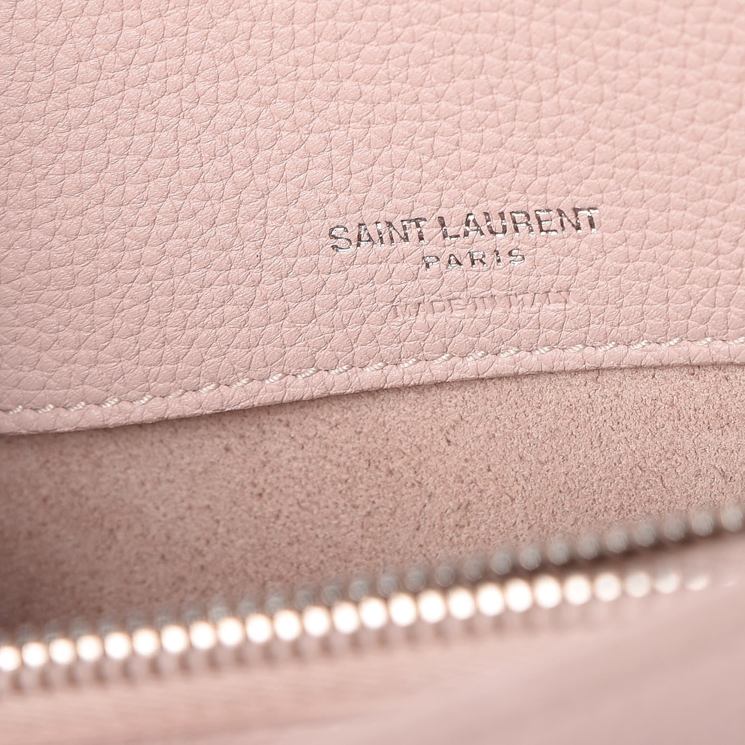 Saint Laurent Grained Calfskin Small Supple Sac De Jour Rose 7 of 8