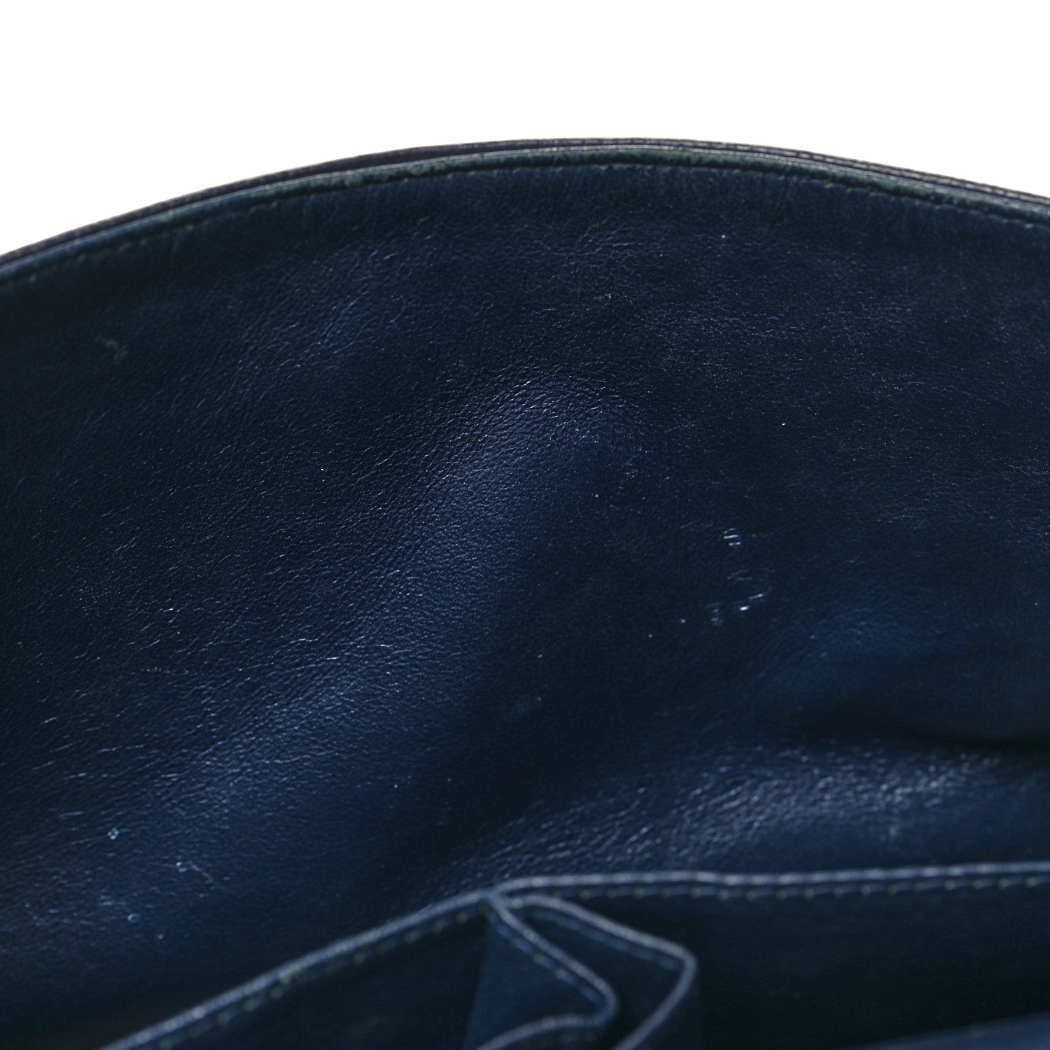 Chanel Caviar Quilted Jumbo Double Flap Navy Blue 11 of 13