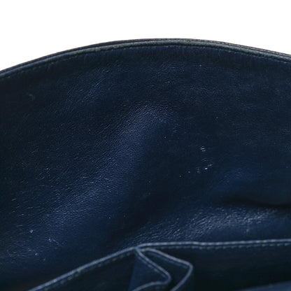 Chanel Caviar Quilted Jumbo Double Flap Navy Blue 11 of 13