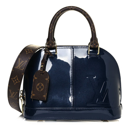 Louis Vuitton Patent Monogram Alma BB Marine 1 of 14