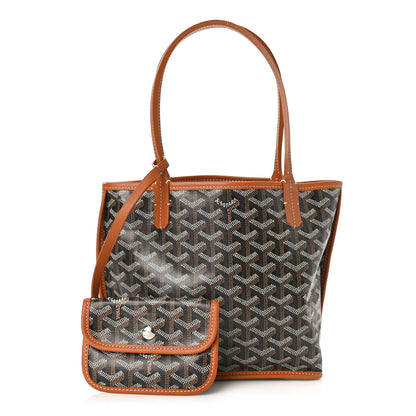Goyard Goyardine Reversible Mini Anjou Black Gold 1 of 9