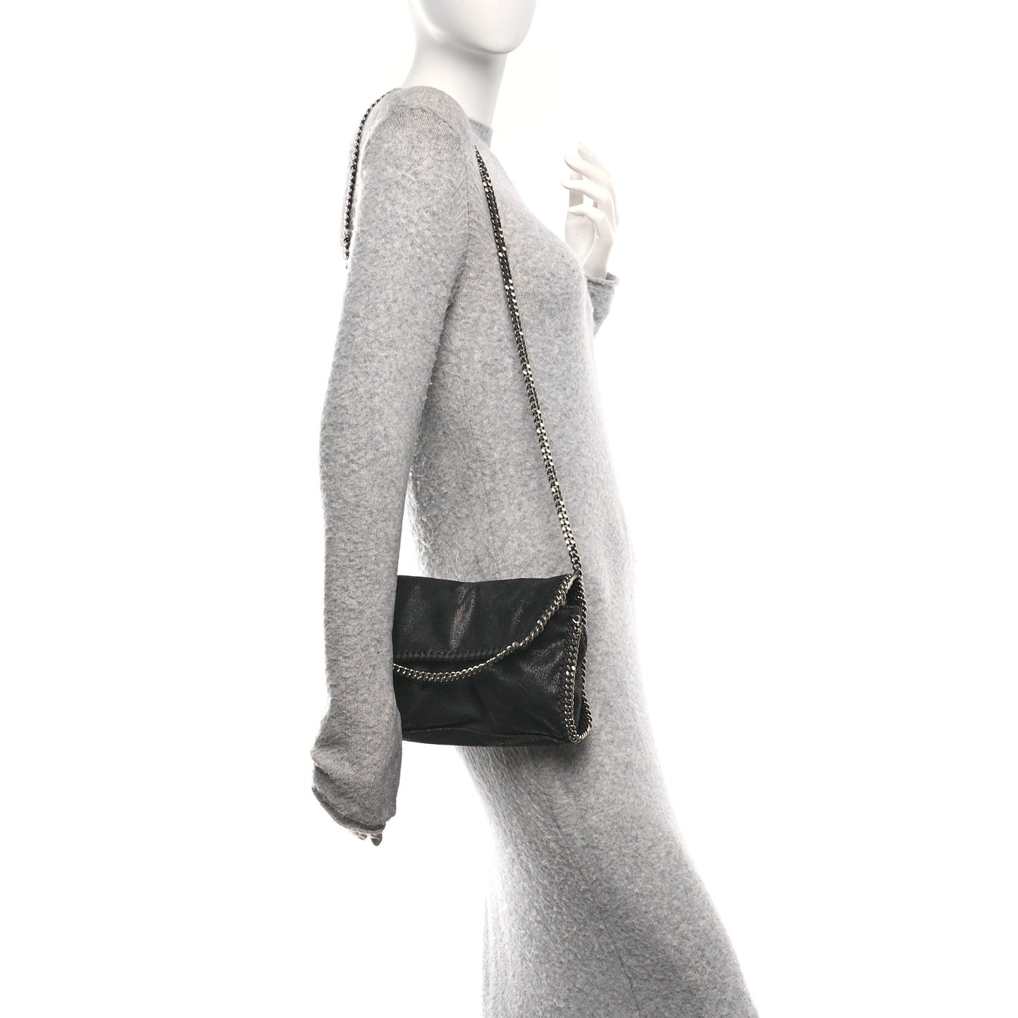 Shaggy Deer Falabella Crossbody Bag Black