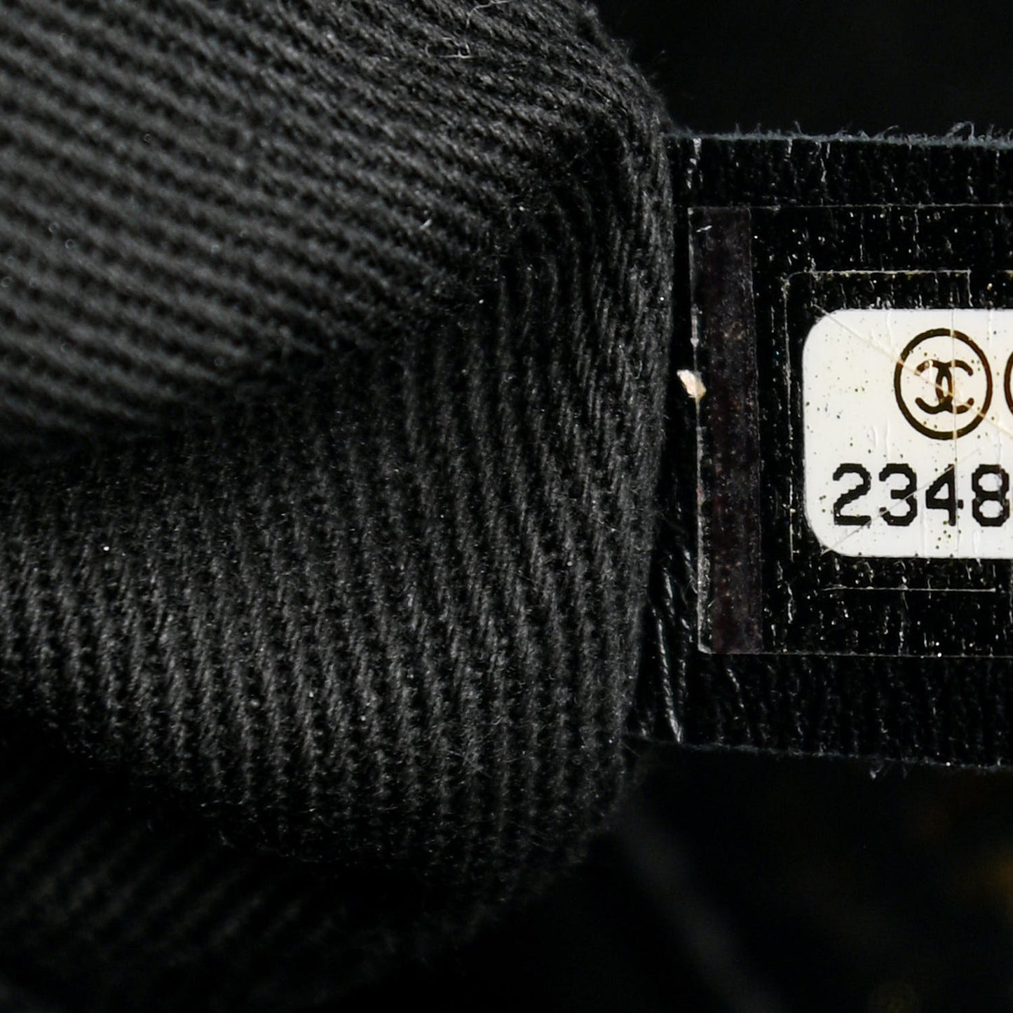 Canvas Chevron Cuba Patchwork Shopper Tote Black