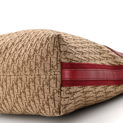 Christian Dior Monogram Street Chic Shoulder Bag Beige Red 9 of 11