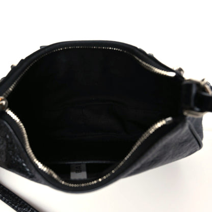 Balenciaga Agneau Arena Le Cagole Mini Purse With Chain Black 4 of 10