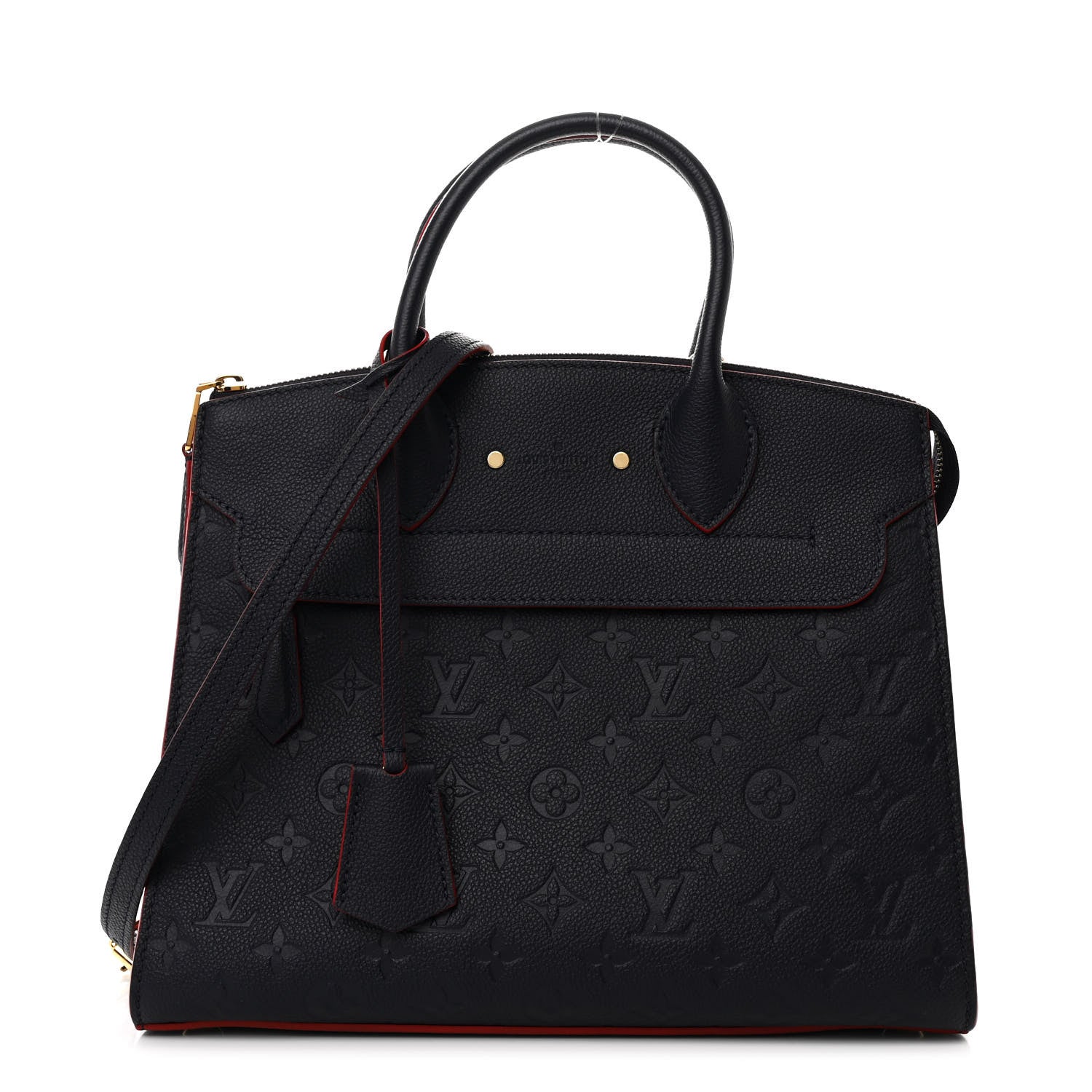 Louis Vuitton Empreinte Pont Neuf MM Marine Rouge 1 of 12