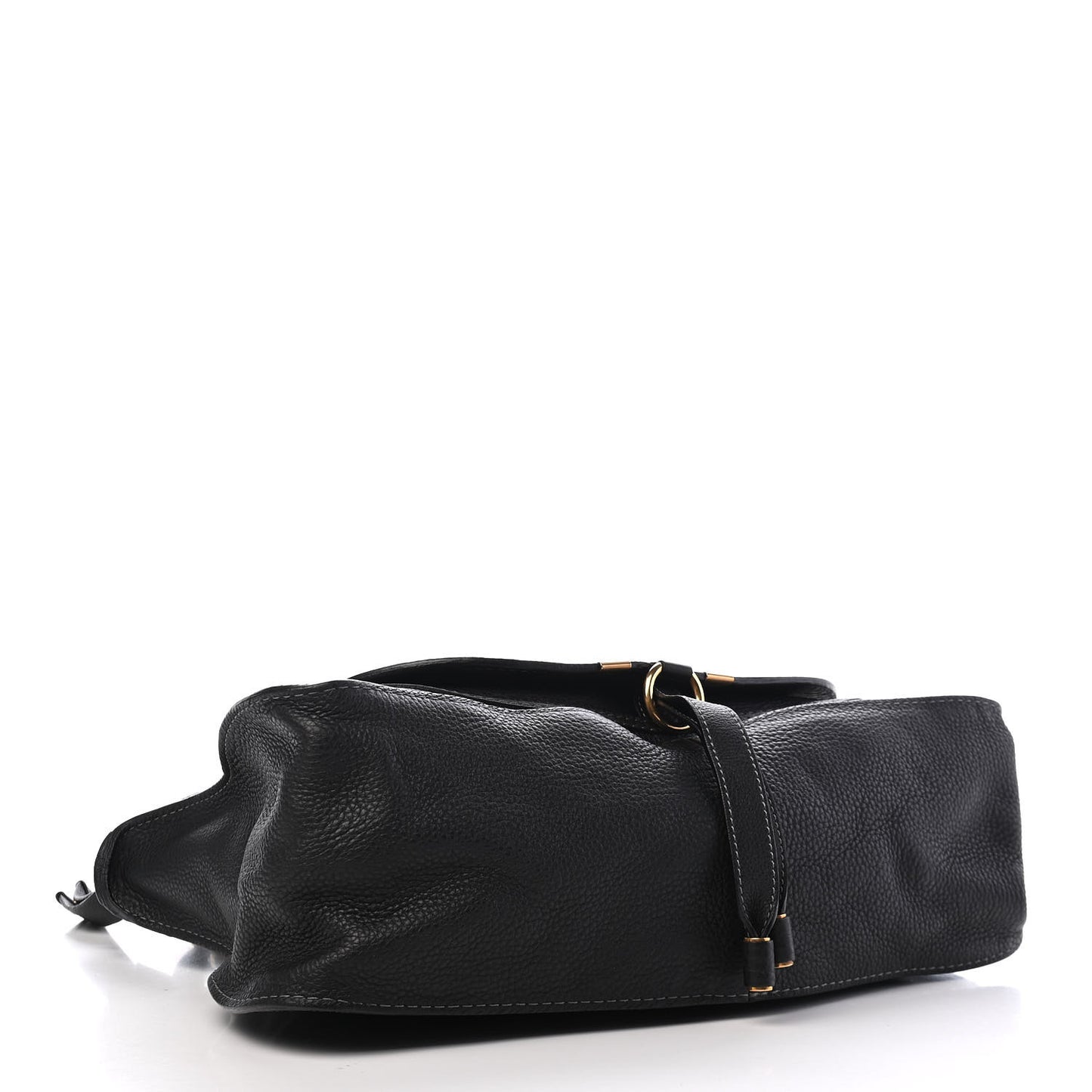 Calfskin Medium Marcie Satchel Black