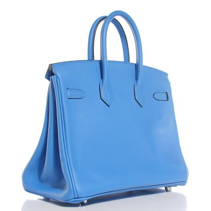 Hermes Swift Birkin 25 Bleu Paradis 3 of 21