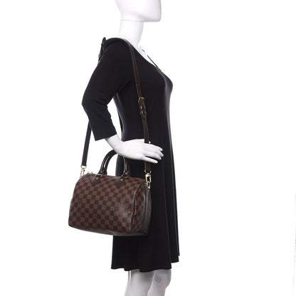 Louis Vuitton Damier Ebene Speedy Bandouliere 25 2 of 10