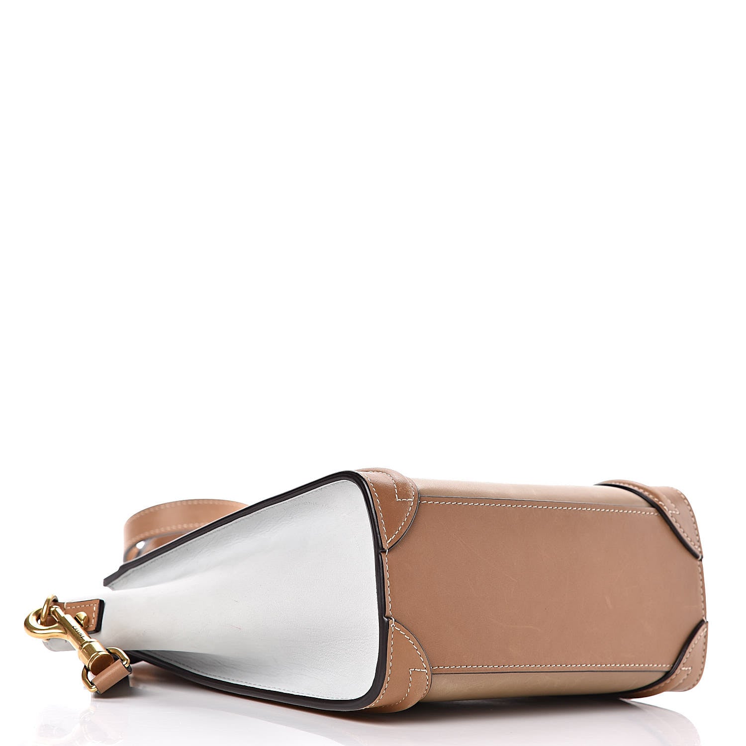 Celine Smooth Calfskin Suede Nano Tri-Color Luggage Multicolor 4 of 16
