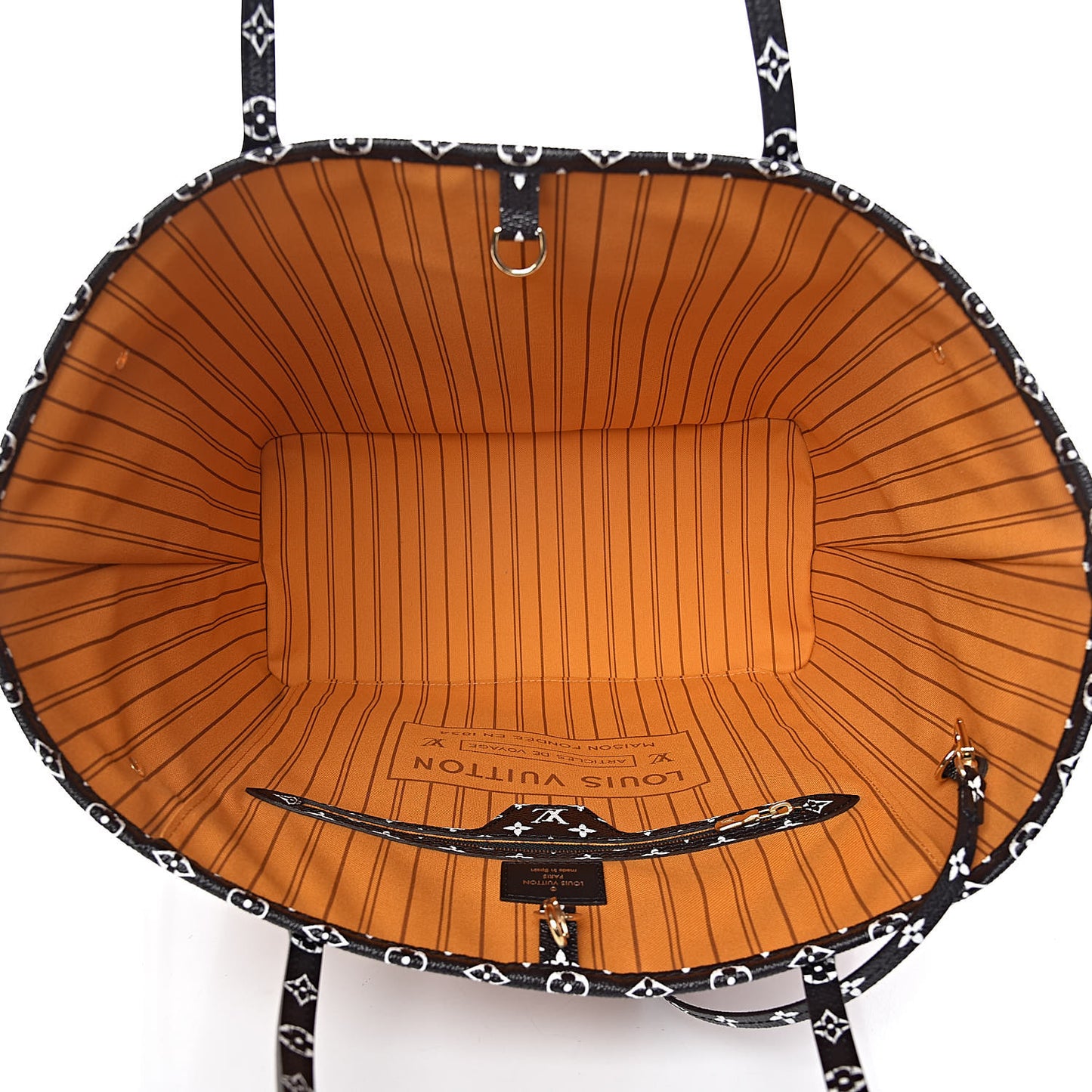 Monogram Giant Jungle Neverfull MM Black