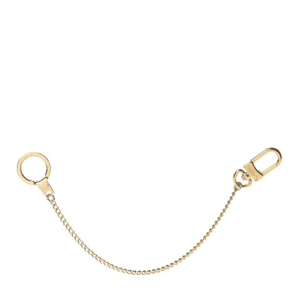Louis Vuitton Metal Pochette Extender Key Ring Chain Gold 1 of 3