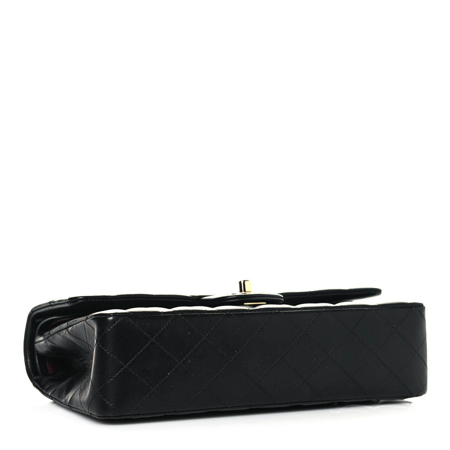 Chanel Lambskin Quilted Medium Double Flap Black 4 of 16