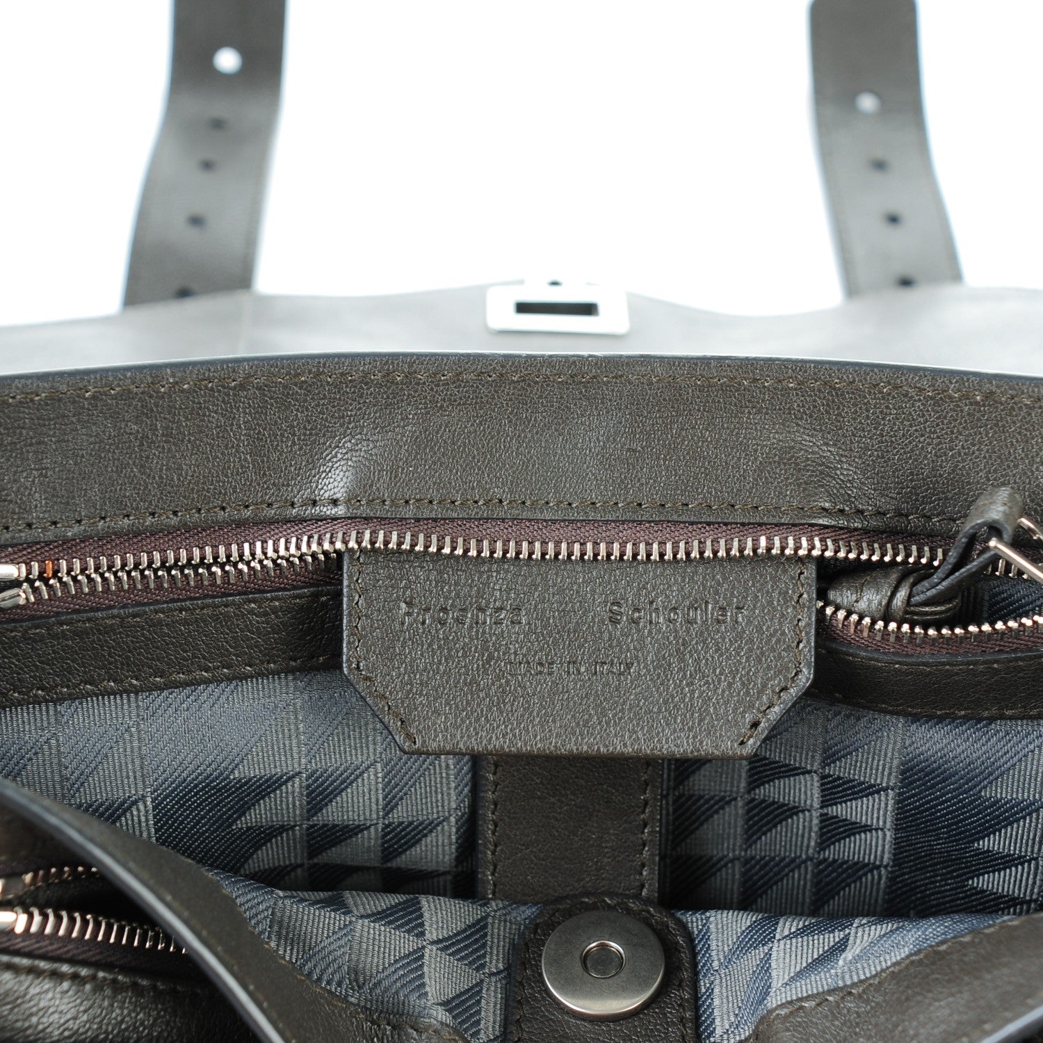 Proenza Schouler Lambskin Medium PS1 Satchel Pepe 7 of 10
