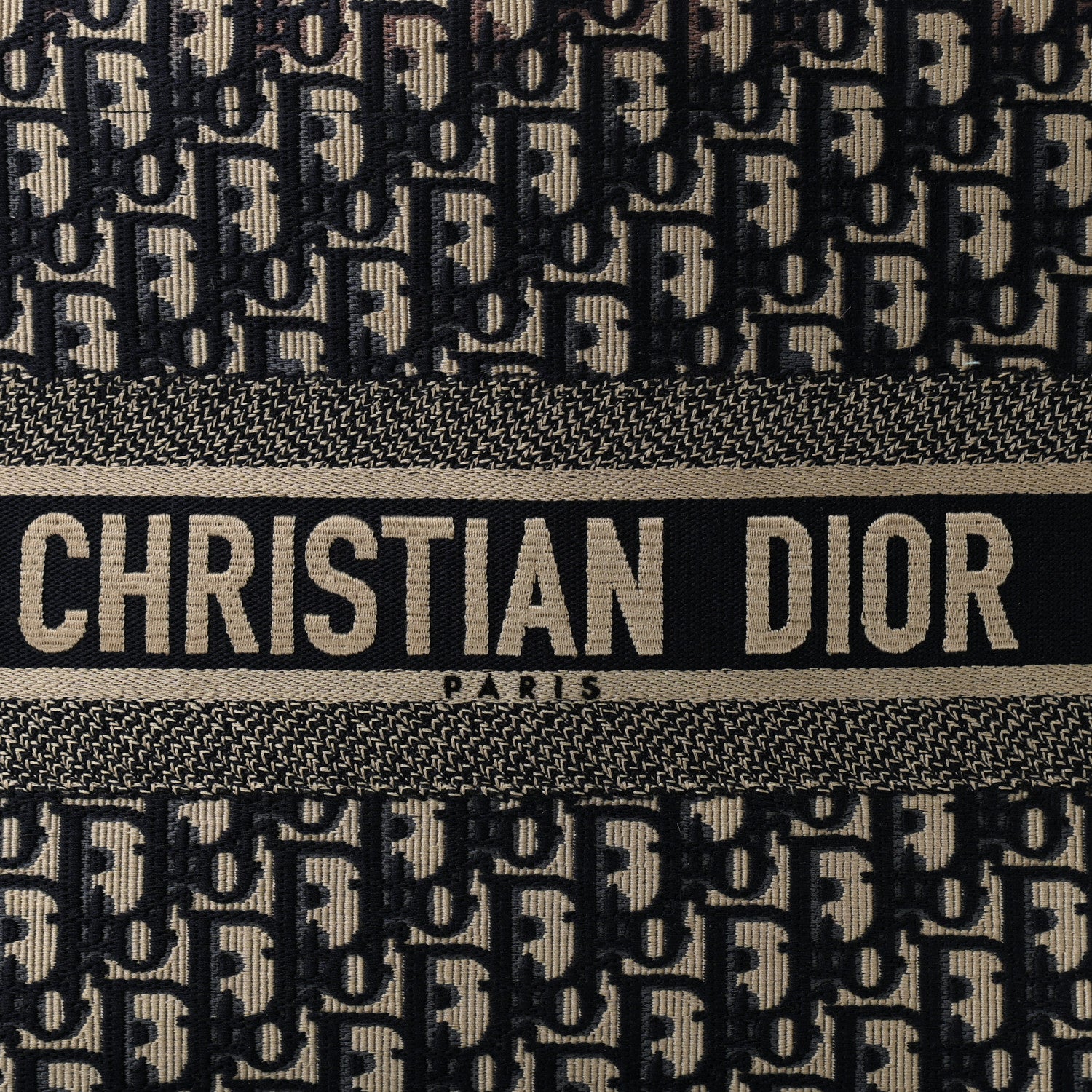 Christian Dior Oblique Medium Book Tote Blue Multicolor 8 of 11