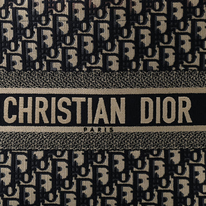 Christian Dior Oblique Medium Book Tote Blue Multicolor 8 of 11