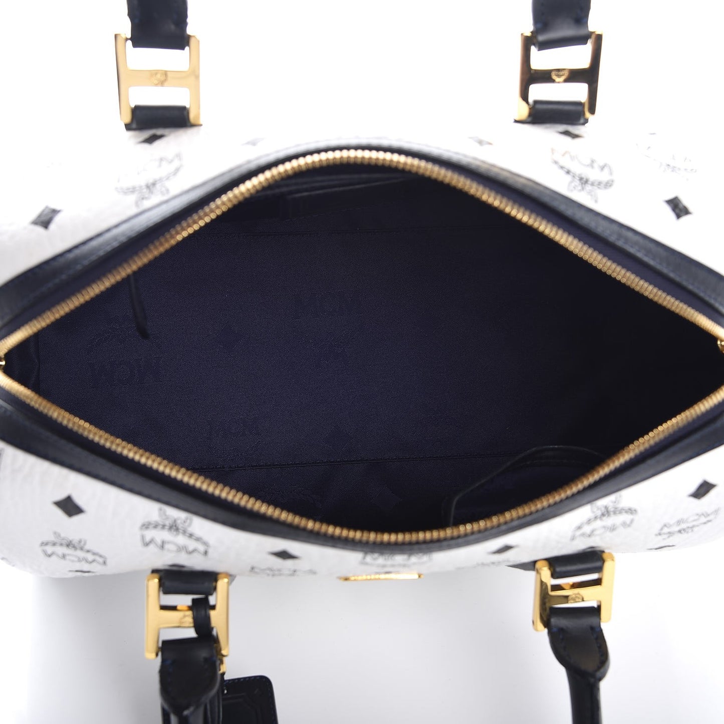 Visetos Heritage Boston Satchel White
