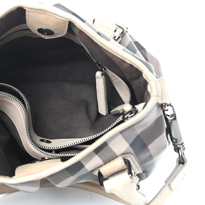 Burberry Smoked Check Small Northfield Tote Trench 5 of 9