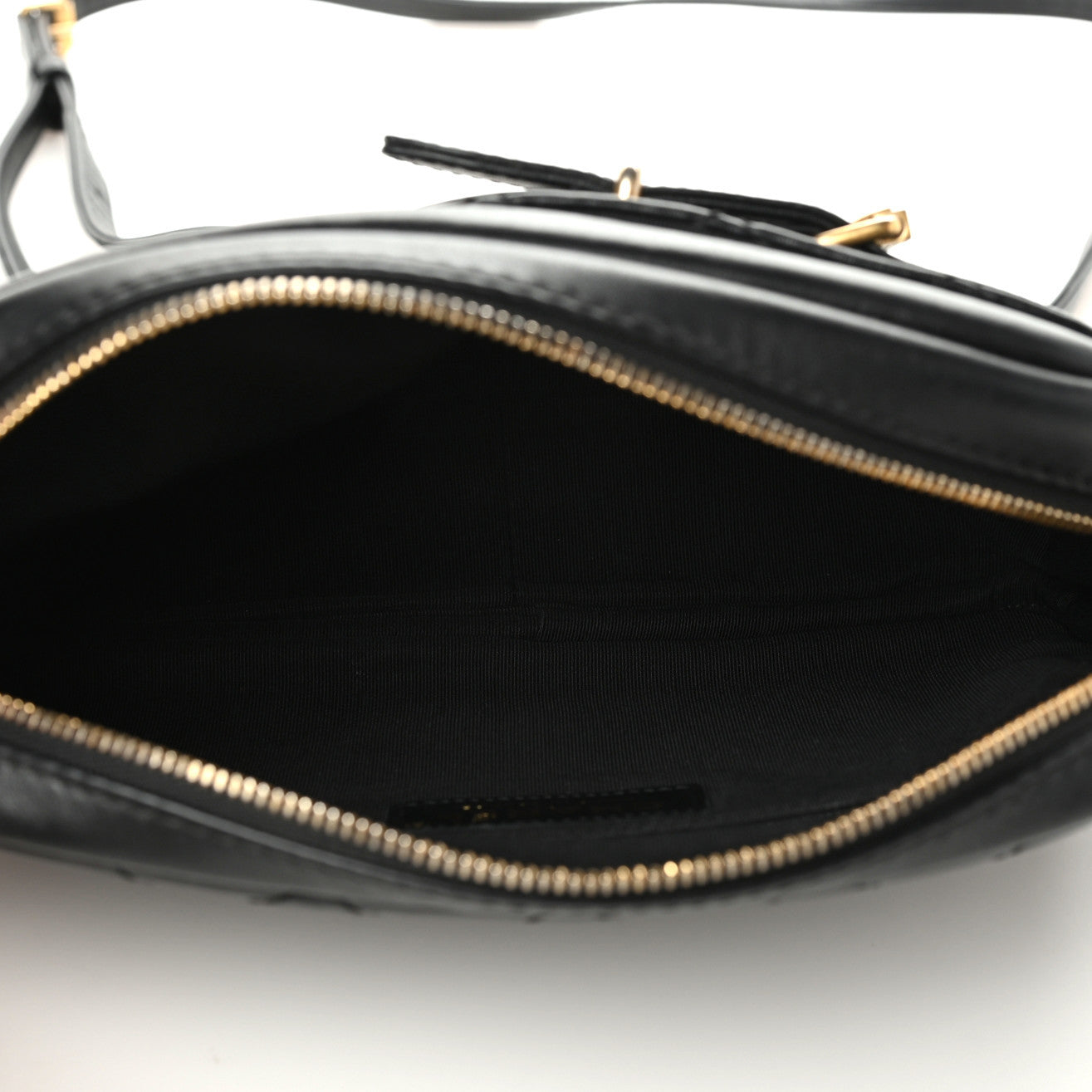 Chanel Lambskin Quilted Large Buckle Camera Case Bag Black 5 of 10