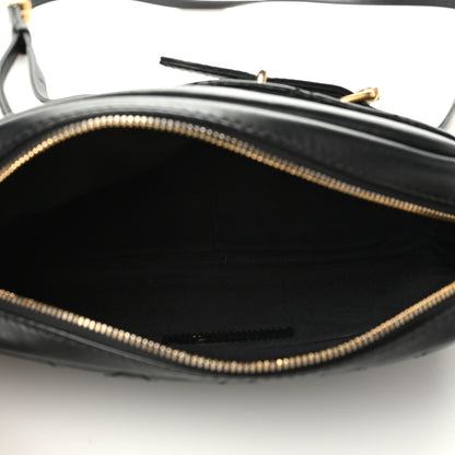 Chanel Lambskin Quilted Large Buckle Camera Case Bag Black 5 of 10