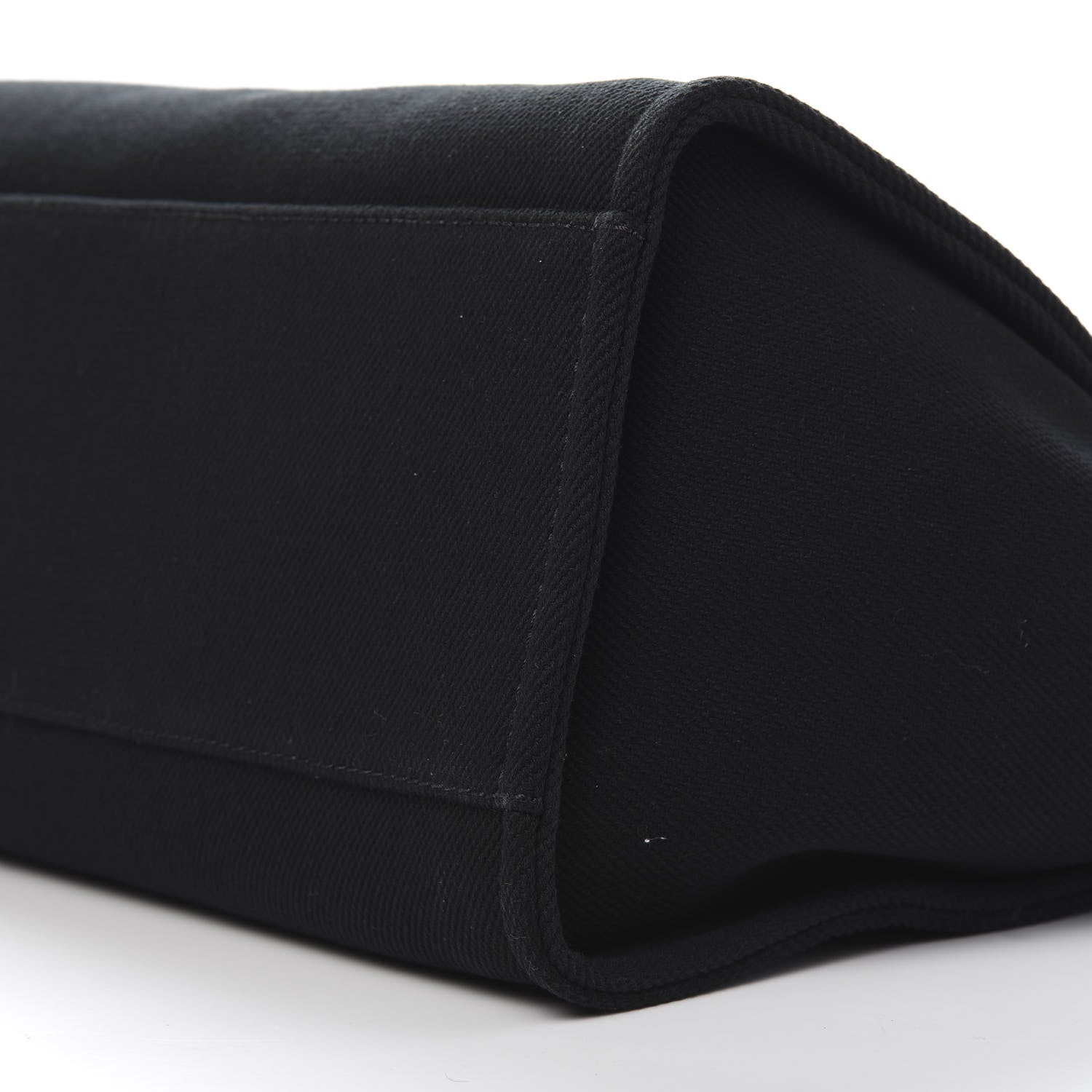 Chanel Canvas Pearl Medium Deauville Tote Black 9 of 10