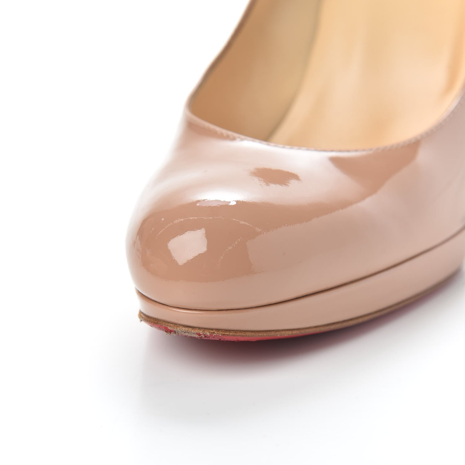 Christian Louboutin Patent New Simple 100 Pumps 39 Nude 10 of 10