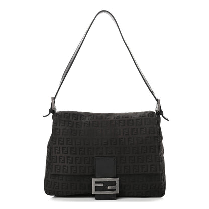 Fendi Zucchino Mama Baguette Black 1 of 9