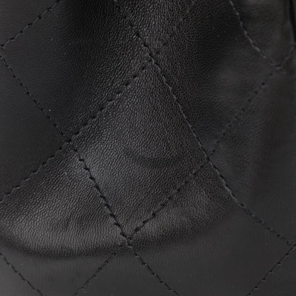 Chanel Lambskin Quilted Jumbo Double Flap Black 13 of 14