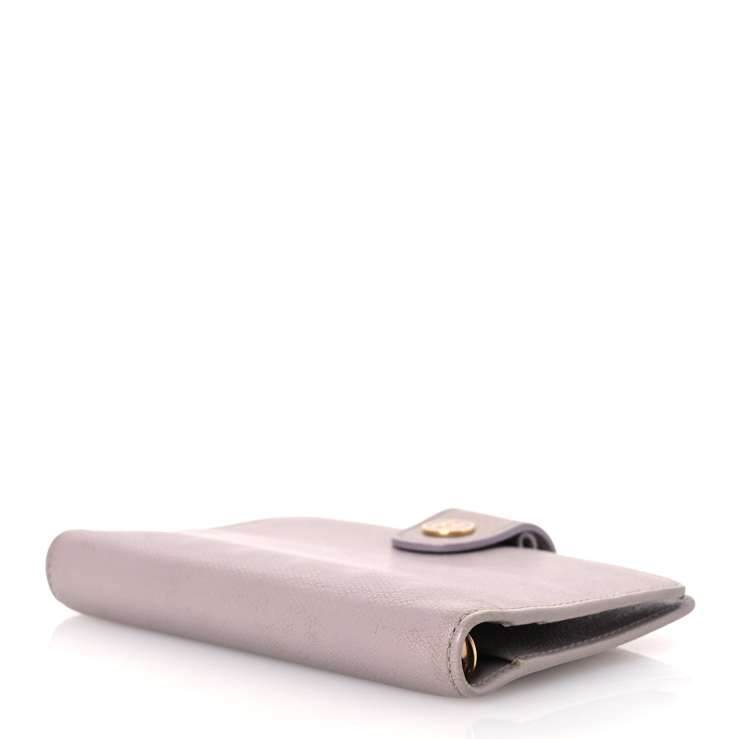 Chanel Grained Calfskin CC Button Pocket Agenda Cover Beige 4 of 13