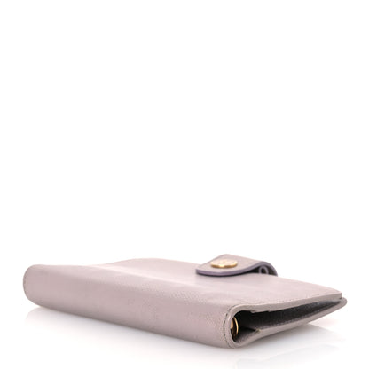 Chanel Grained Calfskin CC Button Pocket Agenda Cover Beige 4 of 13