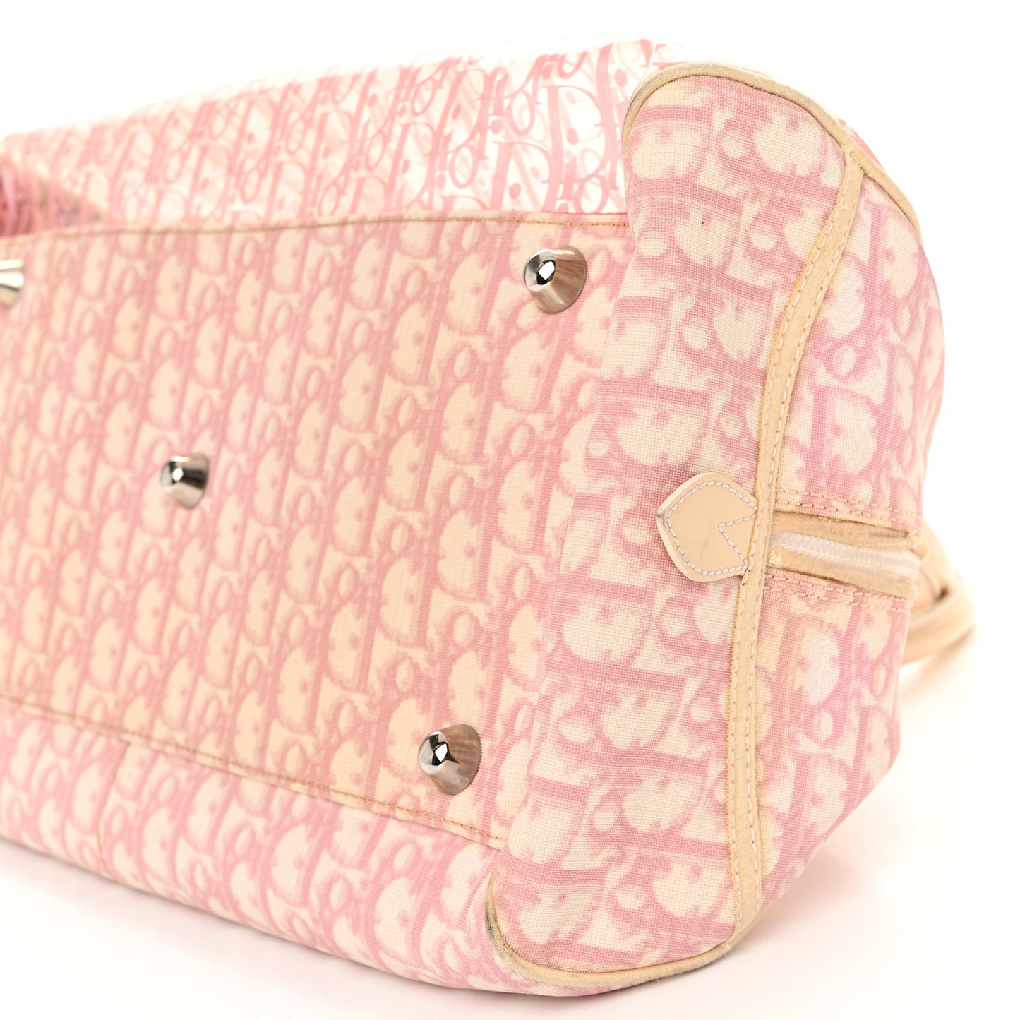 Monogram PVC Bowler Pink