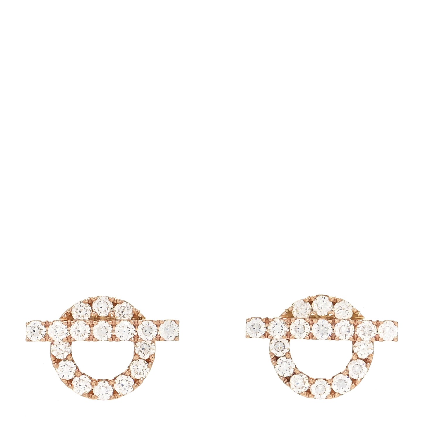 18K Rose Gold Diamond Finesse Earrings