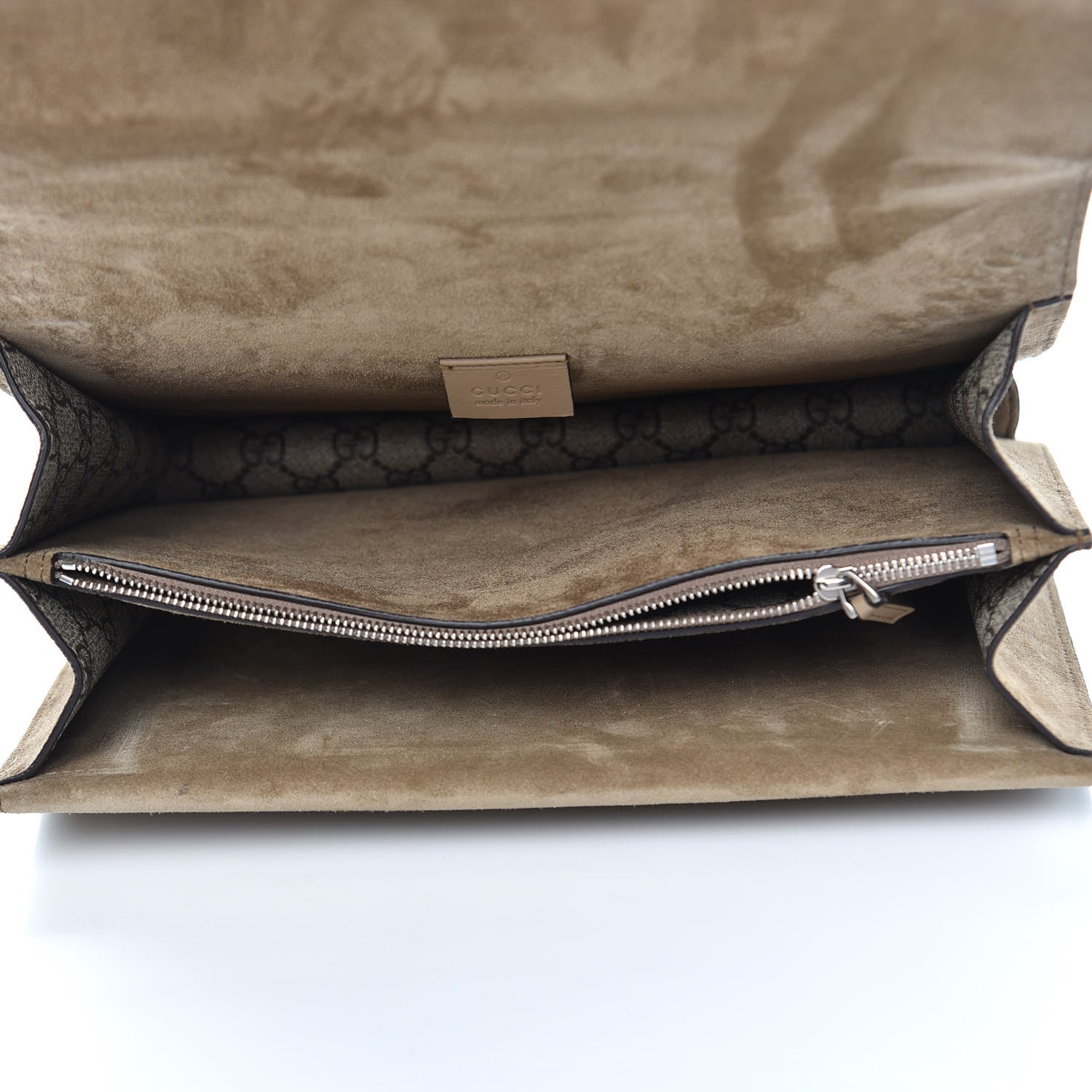 Gucci GG Supreme Monogram Medium Dionysus Shoulder Bag Taupe 5 of 8