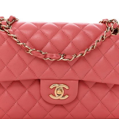 Chanel Caviar Quilted Small Double Flap Pink 8 of 10