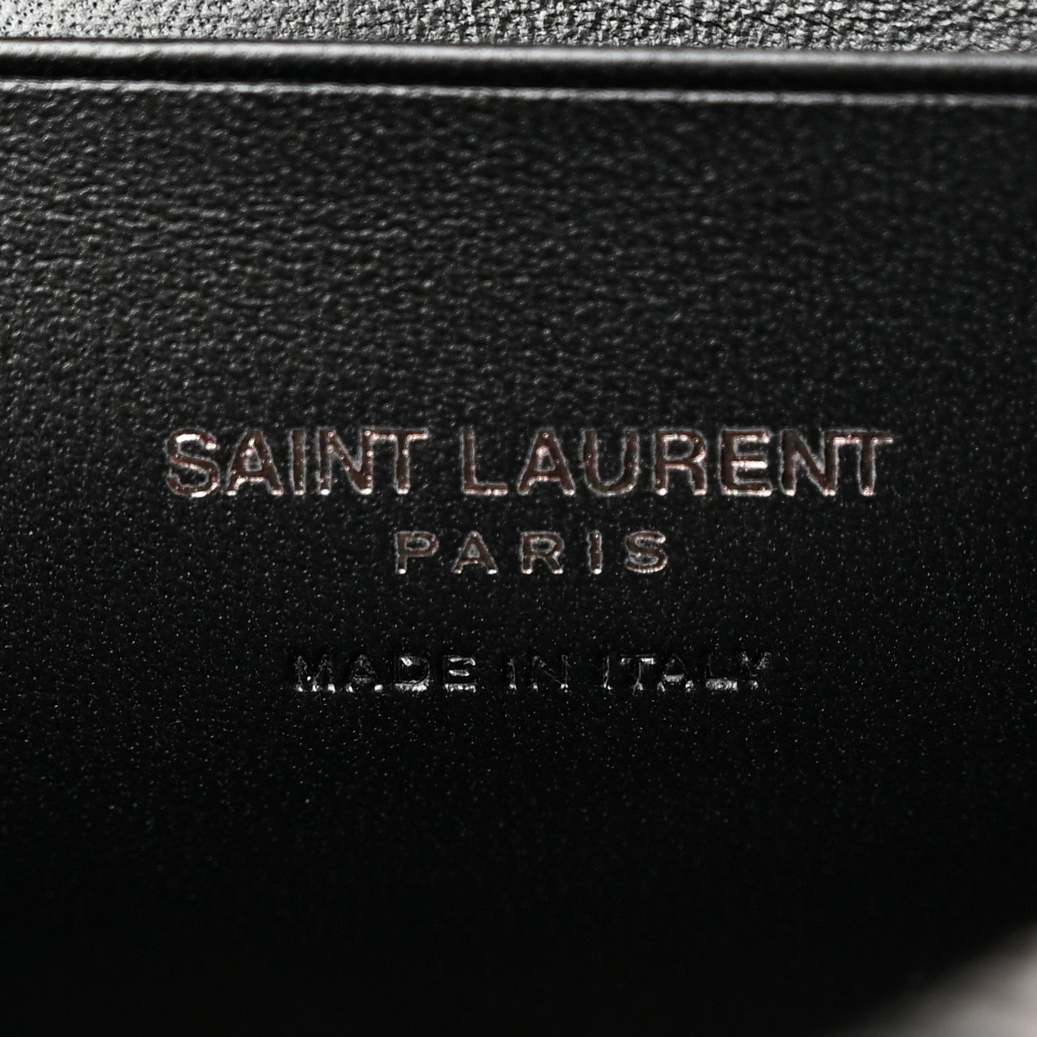 Saint Laurent Calfskin Matelasse Monochrome Monogram Mini Lou Camera Bag Black 5 of 10