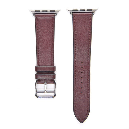 Hermes Swift 38mm Apple Watch Band Bordeaux 1 of 6