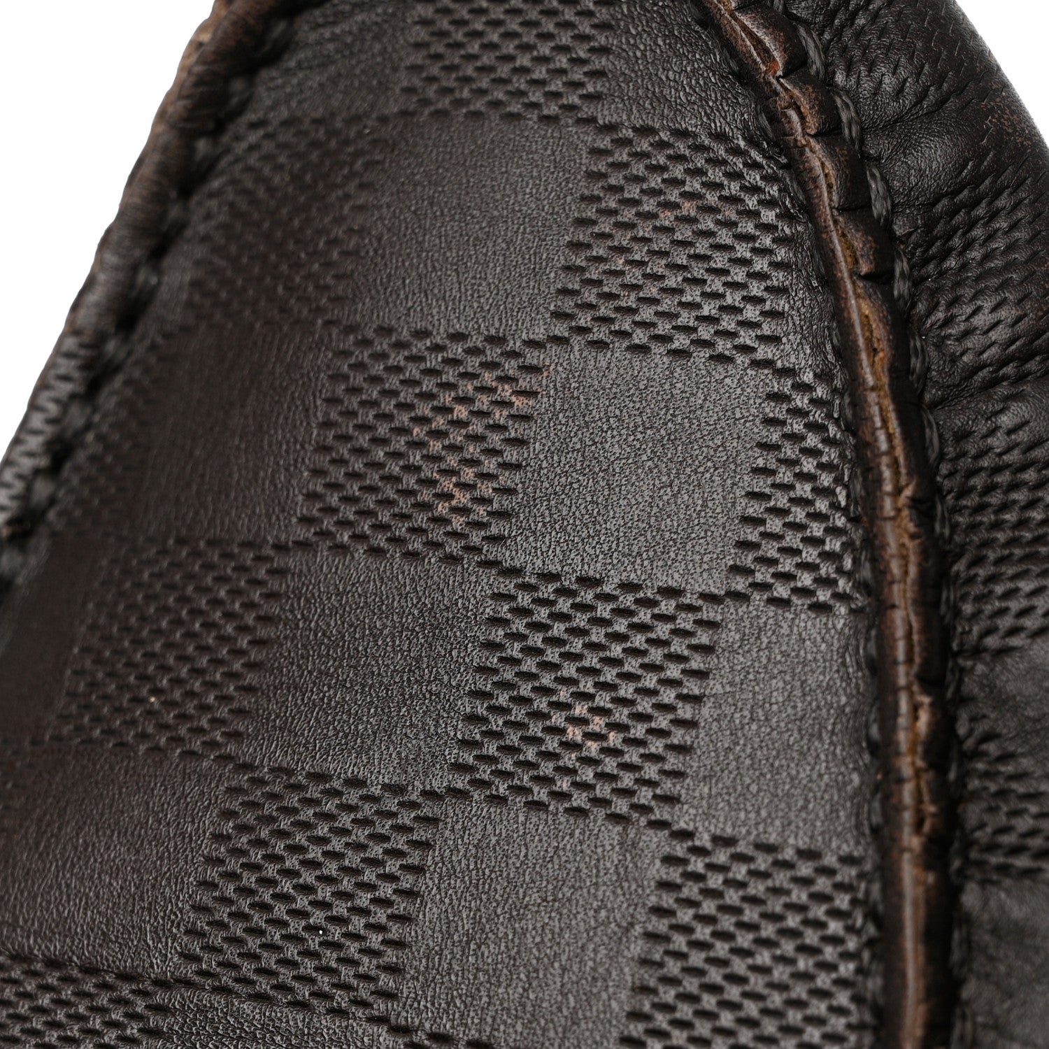 Louis Vuitton Damier Infini Hockenheim Moccasin Loafers 9 Brown 10 of 10