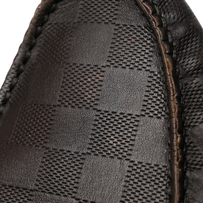 Louis Vuitton Damier Infini Hockenheim Moccasin Loafers 9 Brown 10 of 10
