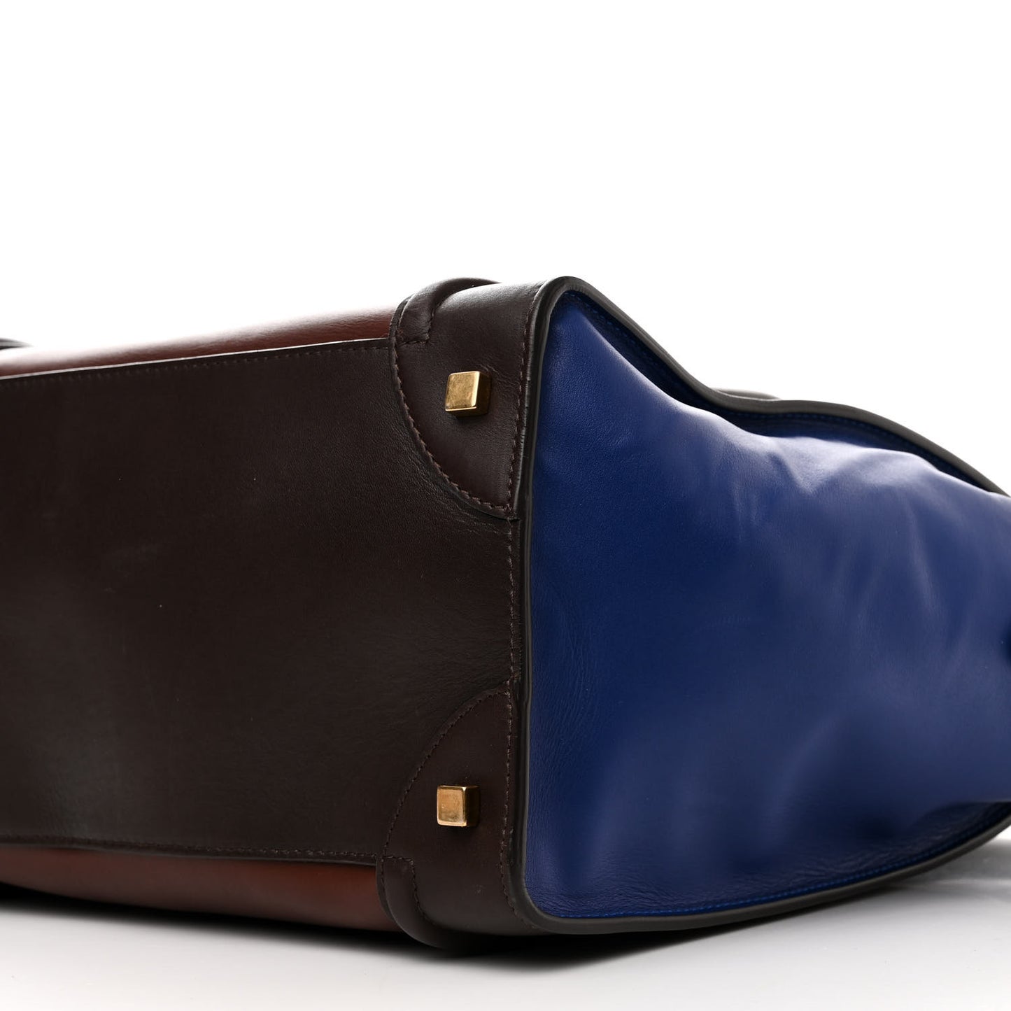 Smooth Calfskin Mini Tri-Color Luggage Acajou