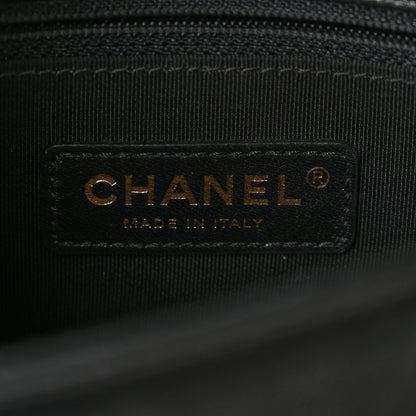 Chanel Sheepskin Chevron Quilted Small Vintage Mademoiselle Flap Black 6 of 16