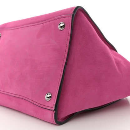 Prada Scamosciato Suede Twin Pocket Tote Fuxia 10 of 12