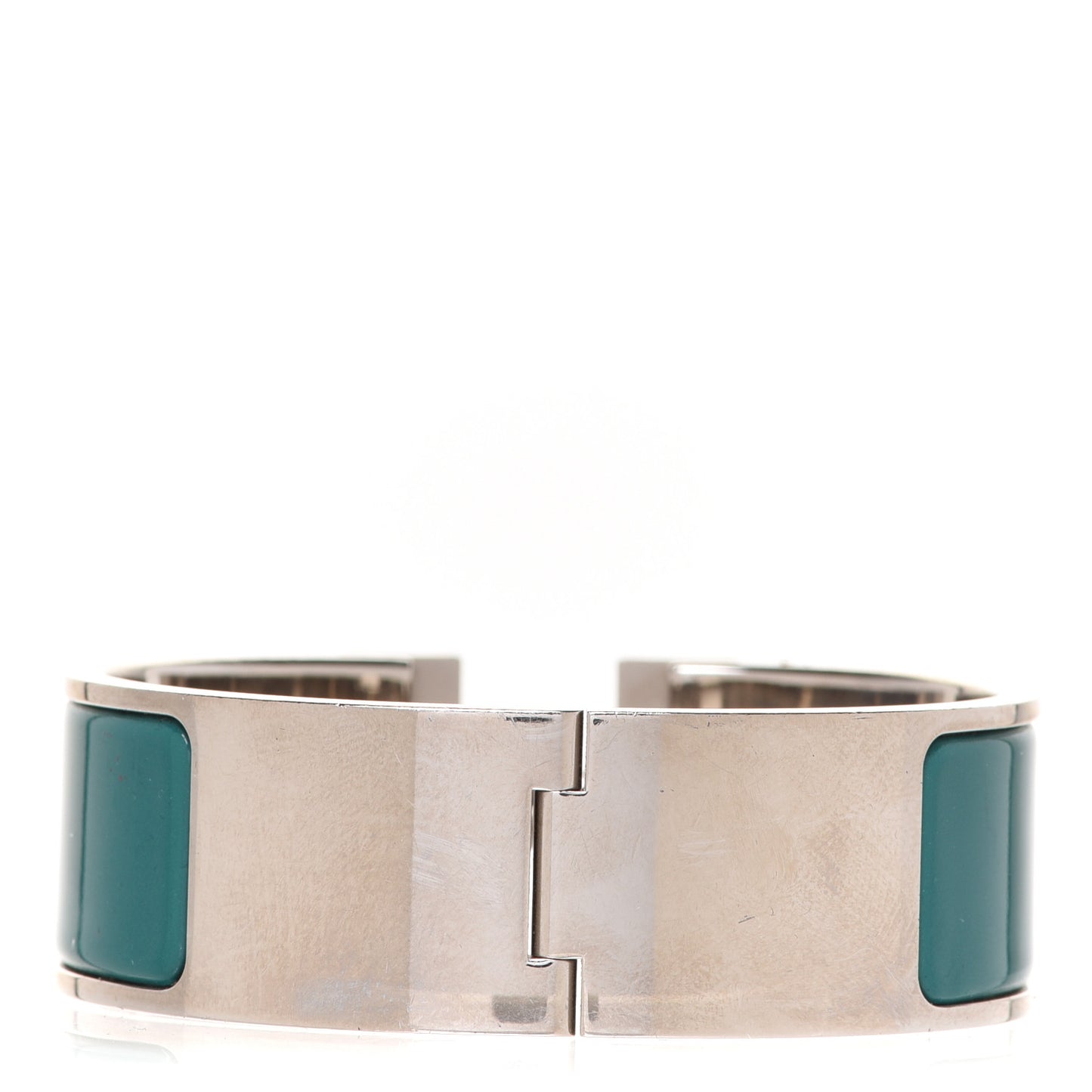 Enamel Wide Clic Clac H Bracelet PM Malachite