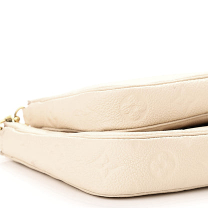 Louis Vuitton Empreinte Monogram Giant Multi Pochette Accessories Cream 9 of 11