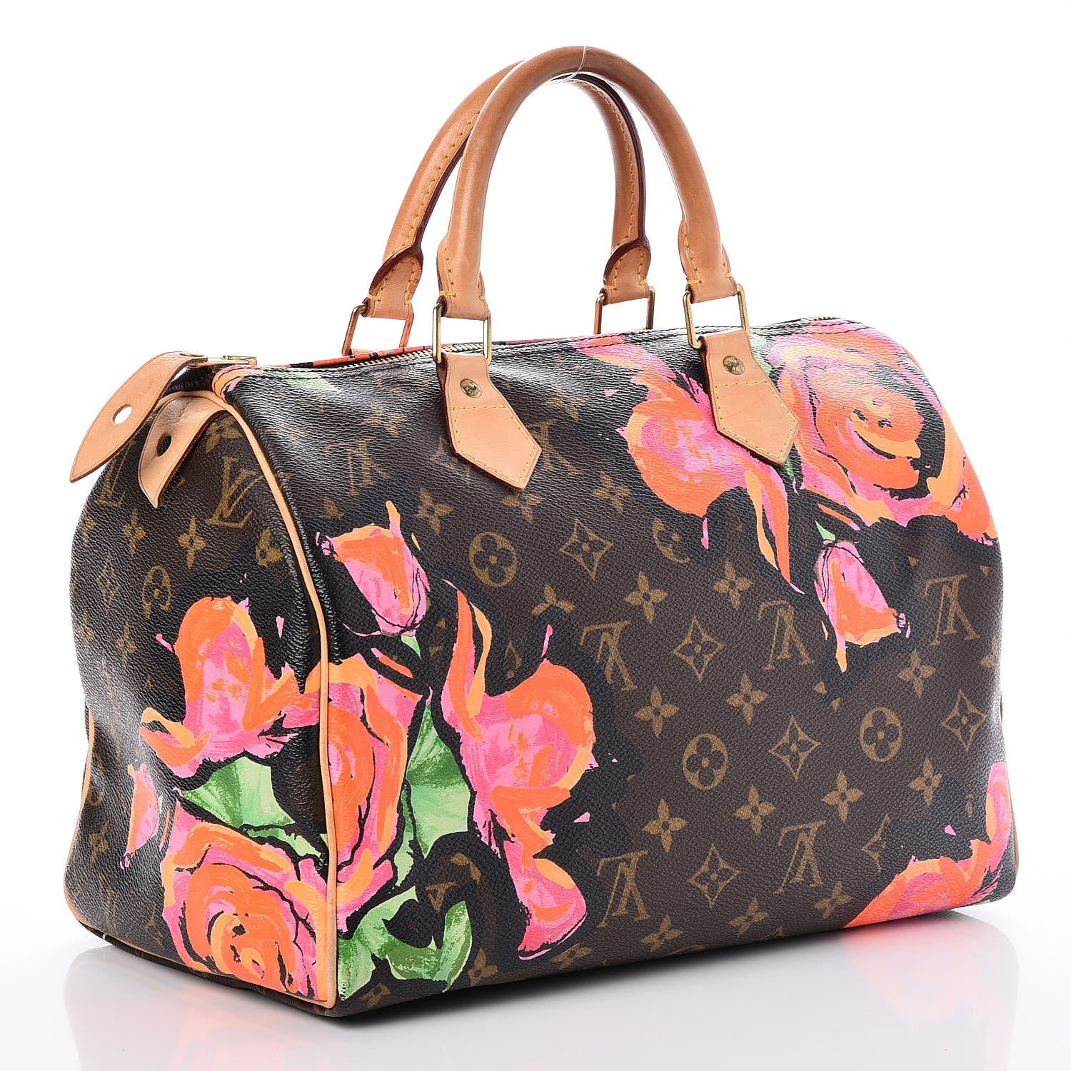 Louis Vuitton Monogram Roses Speedy 30 3 of 7