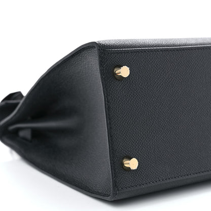 Hermes Epsom Kelly Sellier 28 Black 8 of 10
